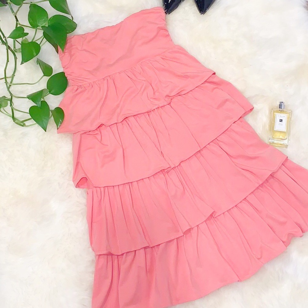 JCrew Pink Strapless Dress